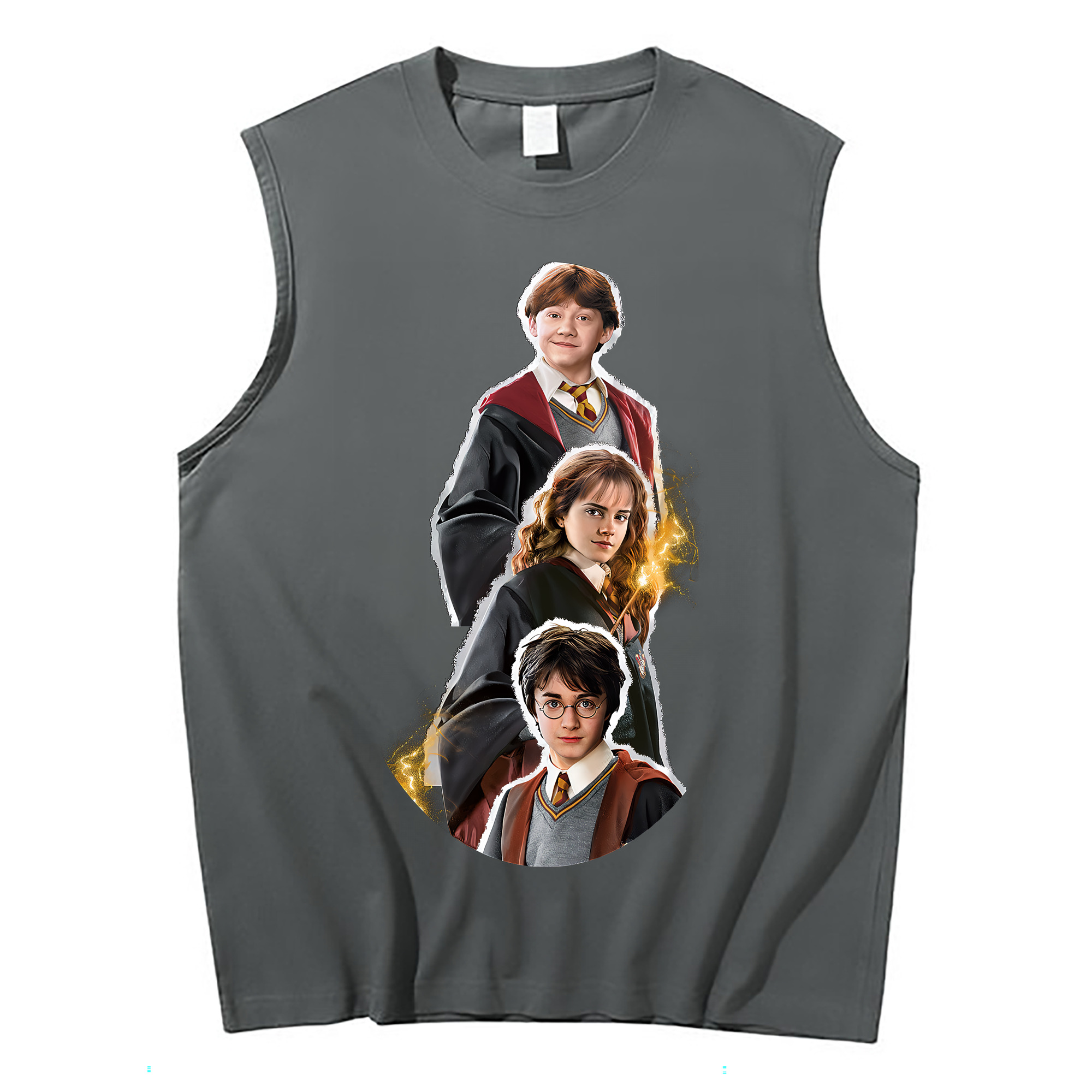 （画像用） Harry Potter ハリー・ポッターシリーズ コットン100％タンクトップ（フロントプリント）